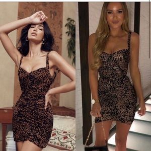 Leopard mini dress